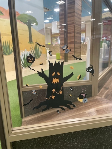 店内はハロウィン仕様に！